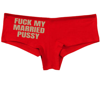 Fuck My Married Pussy - Red Boy Short