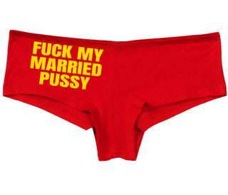 Fuck My Married Pussy - Red Boy Short