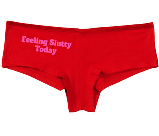 Feeling Slutty Today - Red Boy Short