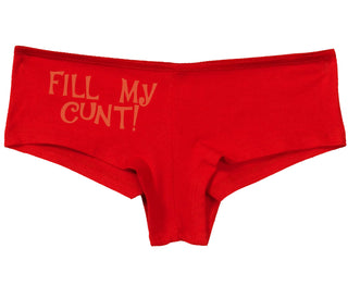 Fill My Cunt - Red Boy Short