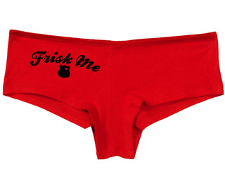 Frisk Me - Police Badge - Red Boy Short