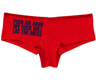Fuck Me Hard Cuck Will Eat The Mess - Red Boy Short