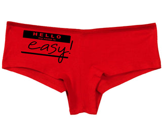 Hello My Name Is Easy - Red Boy Short