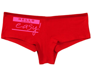 Hello My Name Is Easy - Red Boy Short