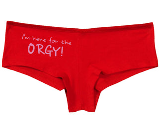 Here for the Orgy - Red Boy Short