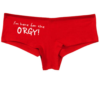 Here for the Orgy - Red Boy Short