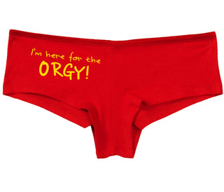 Here for the Orgy - Red Boy Short