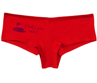 Hole In One - Funny Golf - Red Boy Short
