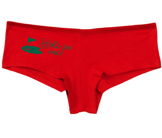 Hole In One - Funny Golf - Red Boy Short