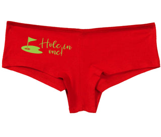 Hole In One - Funny Golf - Red Boy Short