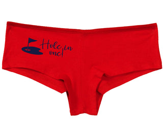Hole In One - Funny Golf - Red Boy Short