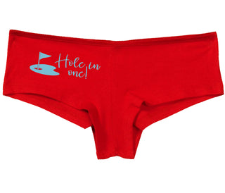 Hole In One - Funny Golf - Red Boy Short