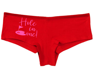 Hole In One - Suggestive Golf - Red Boy Short