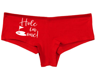 Hole In One - Suggestive Golf - Red Boy Short