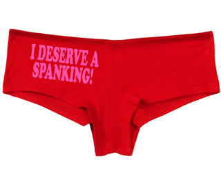 I Deserve A Spanking - Red Boy Short