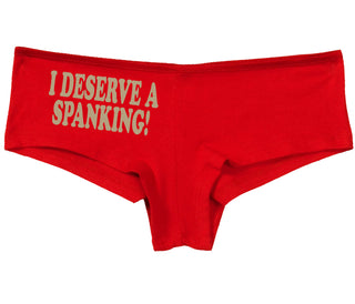 I Deserve A Spanking - Red Boy Short