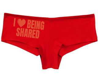 I Love Being Shared - Red Boy Short