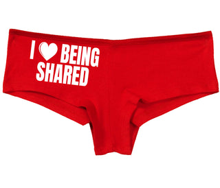 I Love Being Shared - Red Boy Short