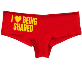 I Love Being Shared - Red Boy Short