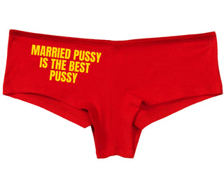 Married Pussy Is The Best Pussy - Red Boy Short