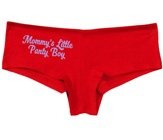 Mommy's Little Panty Boy - Red Boy Short