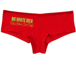 No White Dick - Big Black Cock Only - Red Boy Short
