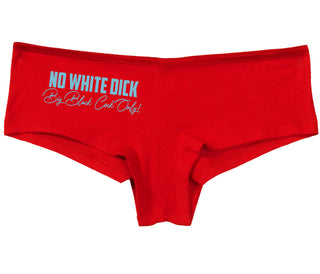No White Dick - Big Black Cock Only - Red Boy Short