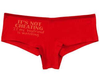 It’s Not Cheating If My Boyfriend Watches - Red Boy Short