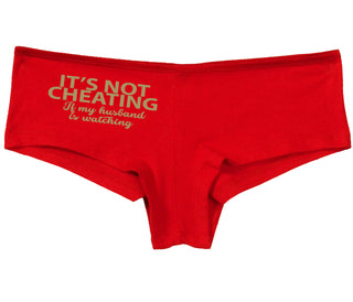 It’s Not Cheating If My Husband Watches - Red Boy Short