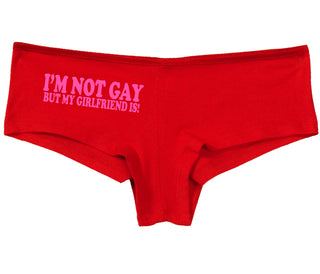 I'm Not Gay But My Girlfriend Is - Red Boy Short