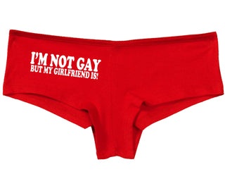 I'm Not Gay But My Girlfriend Is - Red Boy Short