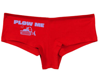 Plow Me - Funny Tractor Design - Red Boy Short