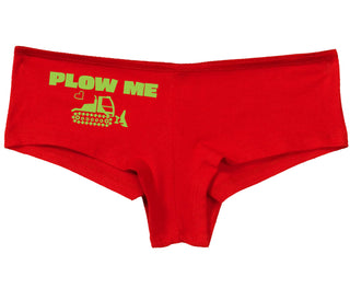 Plow Me - Funny Tractor Design - Red Boy Short