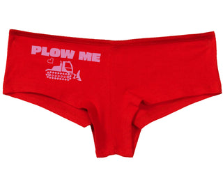 Plow Me - Funny Tractor Design - Red Boy Short