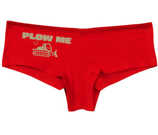 Plow Me - Funny Tractor Design - Red Boy Short