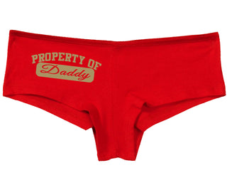 Property Of Daddy - Athletic Look - Red Boy Short