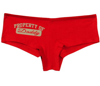 Property Of Daddy - Athletic Look - Red Boy Short