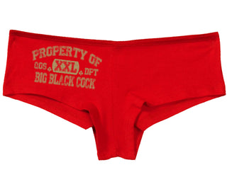 Property Of Big Black Cock - Queen Of Spades - Red Boy Short
