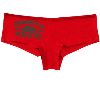 Property Of Big Black Cock - Queen Of Spades - Red Boy Short