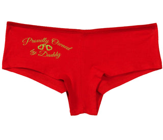 Proudly Owned By Daddy - Red Boy Short