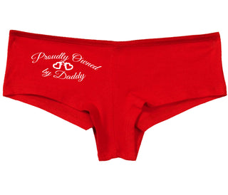 Proudly Owned By Daddy - Red Boy Short
