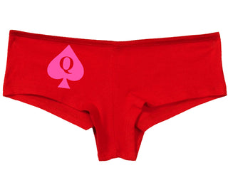 Queen Of Spades Logo - Red Boy Short