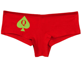 Queen Of Spades Logo - Red Boy Short