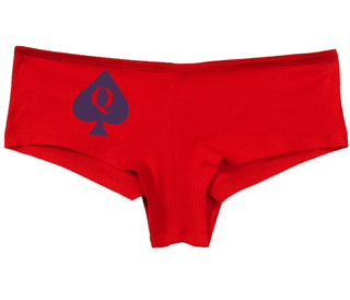 Queen Of Spades Logo - Red Boy Short