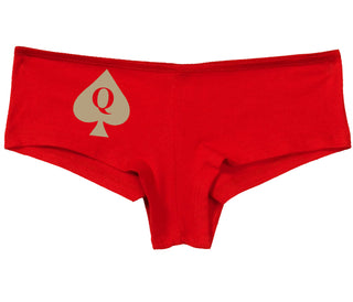 Queen Of Spades Logo - Red Boy Short