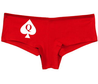 Queen Of Spades Logo - Red Boy Short