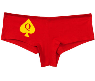 Queen Of Spades Logo - Red Boy Short