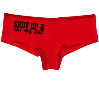 Shut Up and Eat My Ass - Red Boy Short
