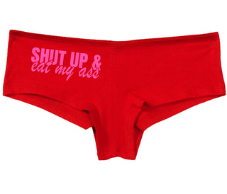 Shut Up and Eat My Ass - Red Boy Short