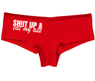 Shut Up and Eat My Ass - Red Boy Short